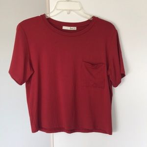 Wildfred Free Red Crop Tee